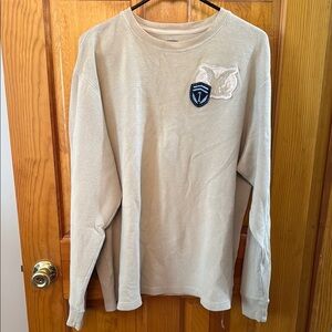 Old Navy Tan Long Sleeve Tee Relaxed Fit